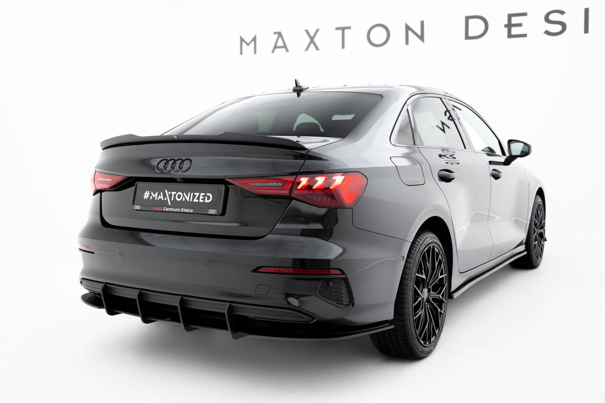 Street pro rear diffuser audi a3 sedan 8y