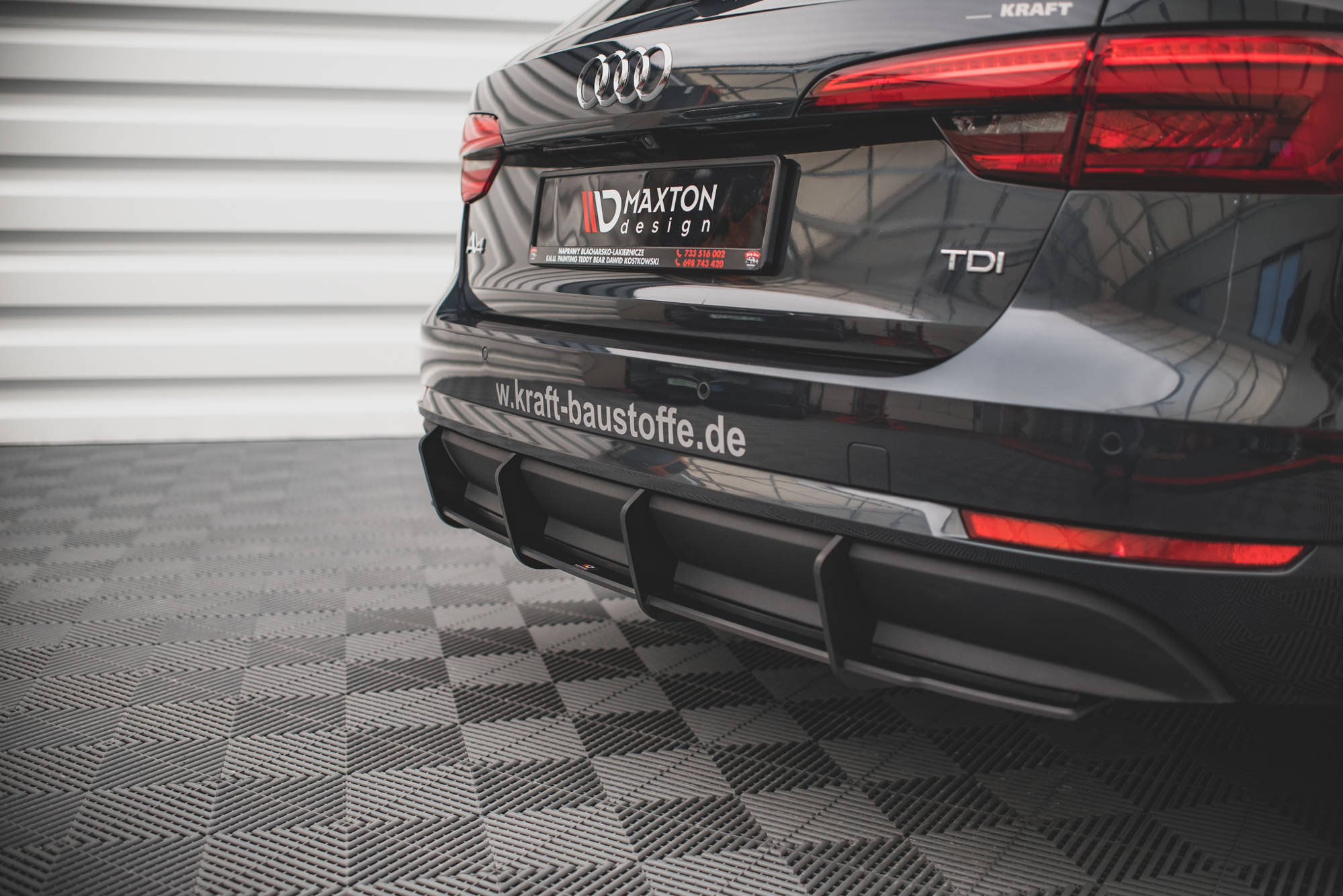 Street pro rear diffuser audi a4 b9