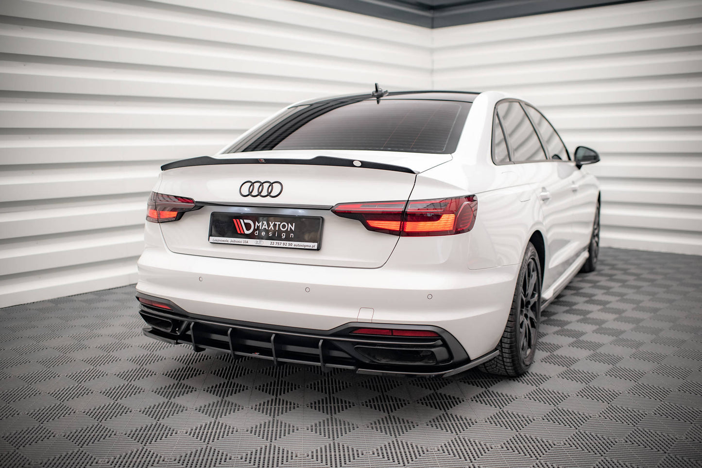 Street pro rear diffuser audi a4 b9 facelift
