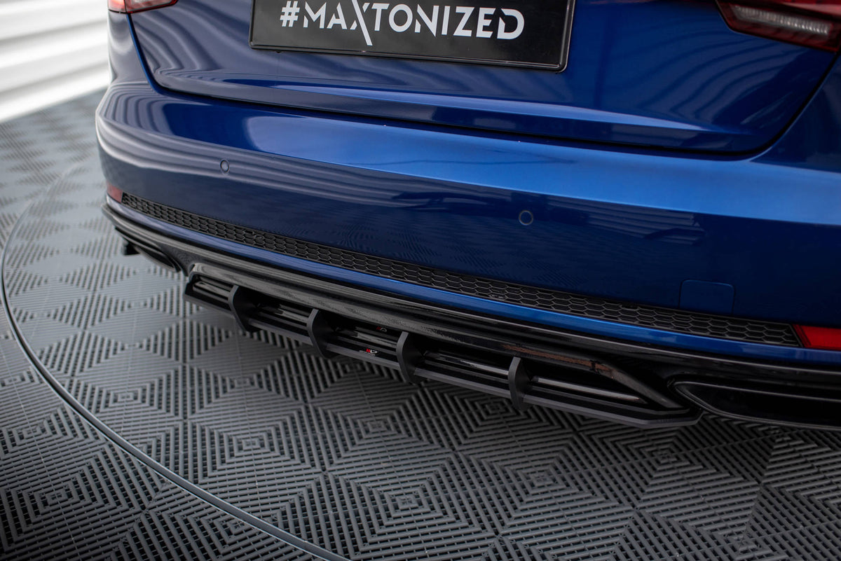 07 A4 Rear Window Diffuser Street pro rear diffuser audi a4 competition b9 – Hamphi
