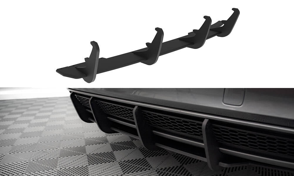 Street pro rear diffuser audi a4 s-line b8 facelift