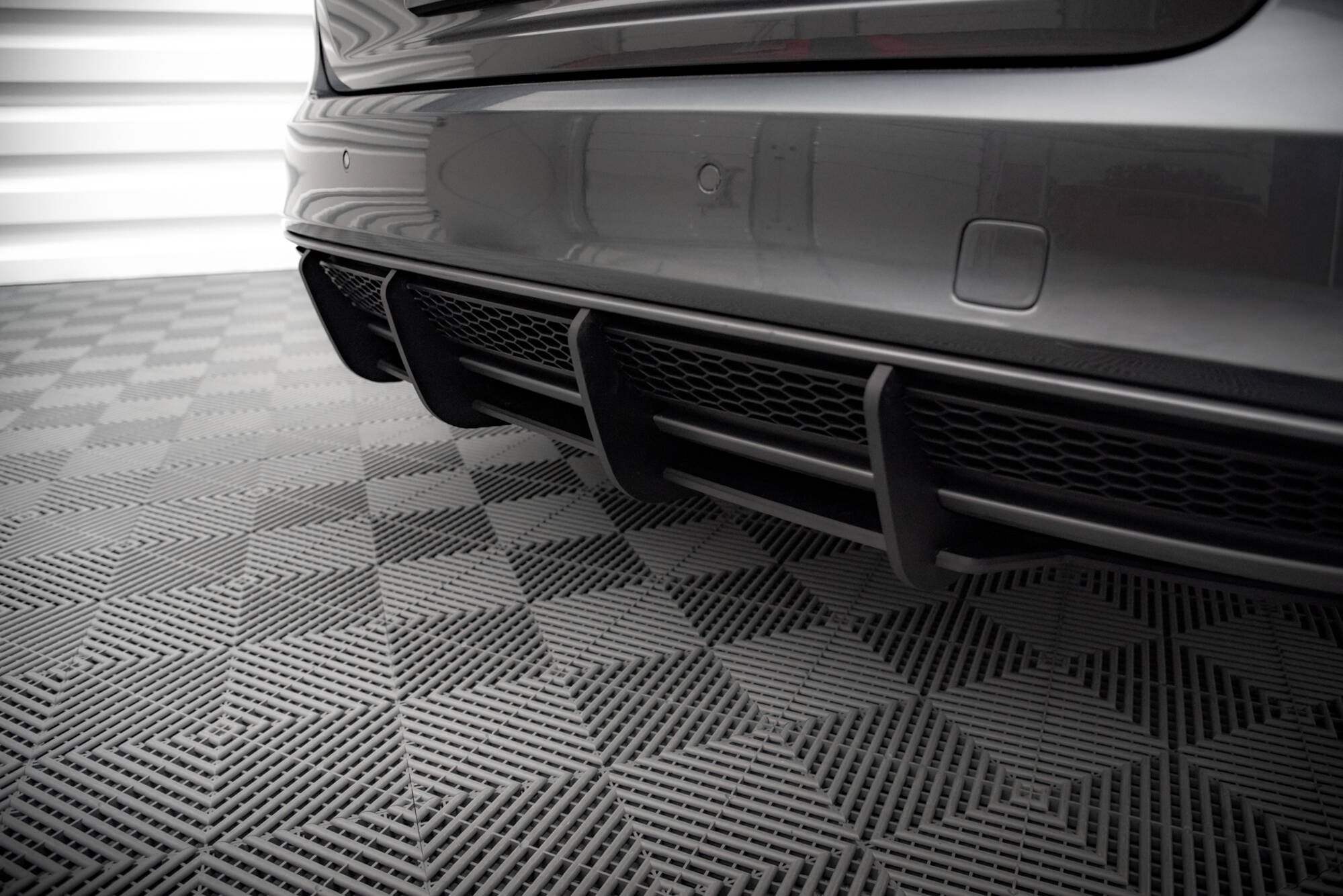 Street pro rear diffuser audi a4 s-line b8 facelift