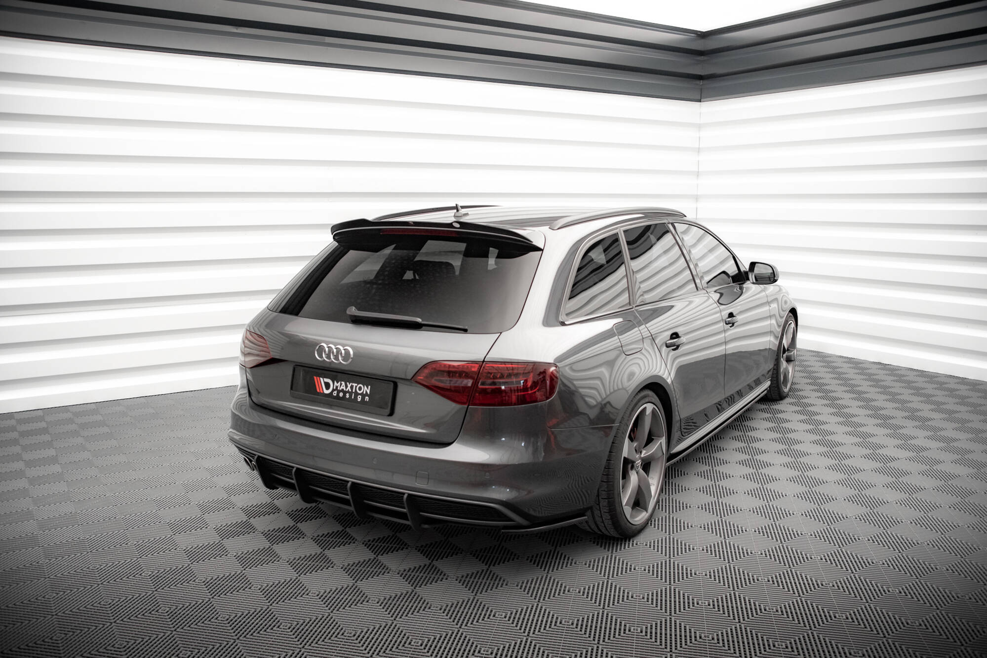 Street pro rear diffuser audi a4 s-line b8 facelift