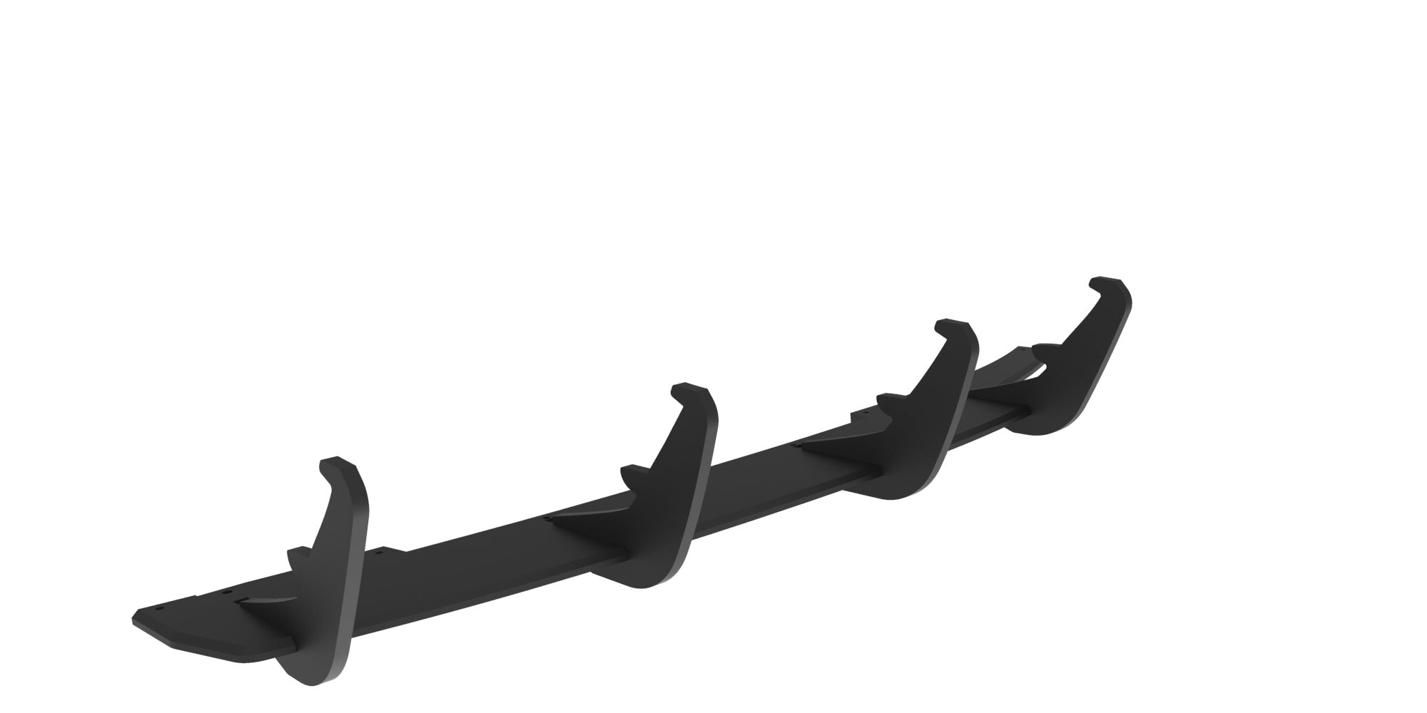 Street pro rear diffuser audi a4 s-line b8 facelift