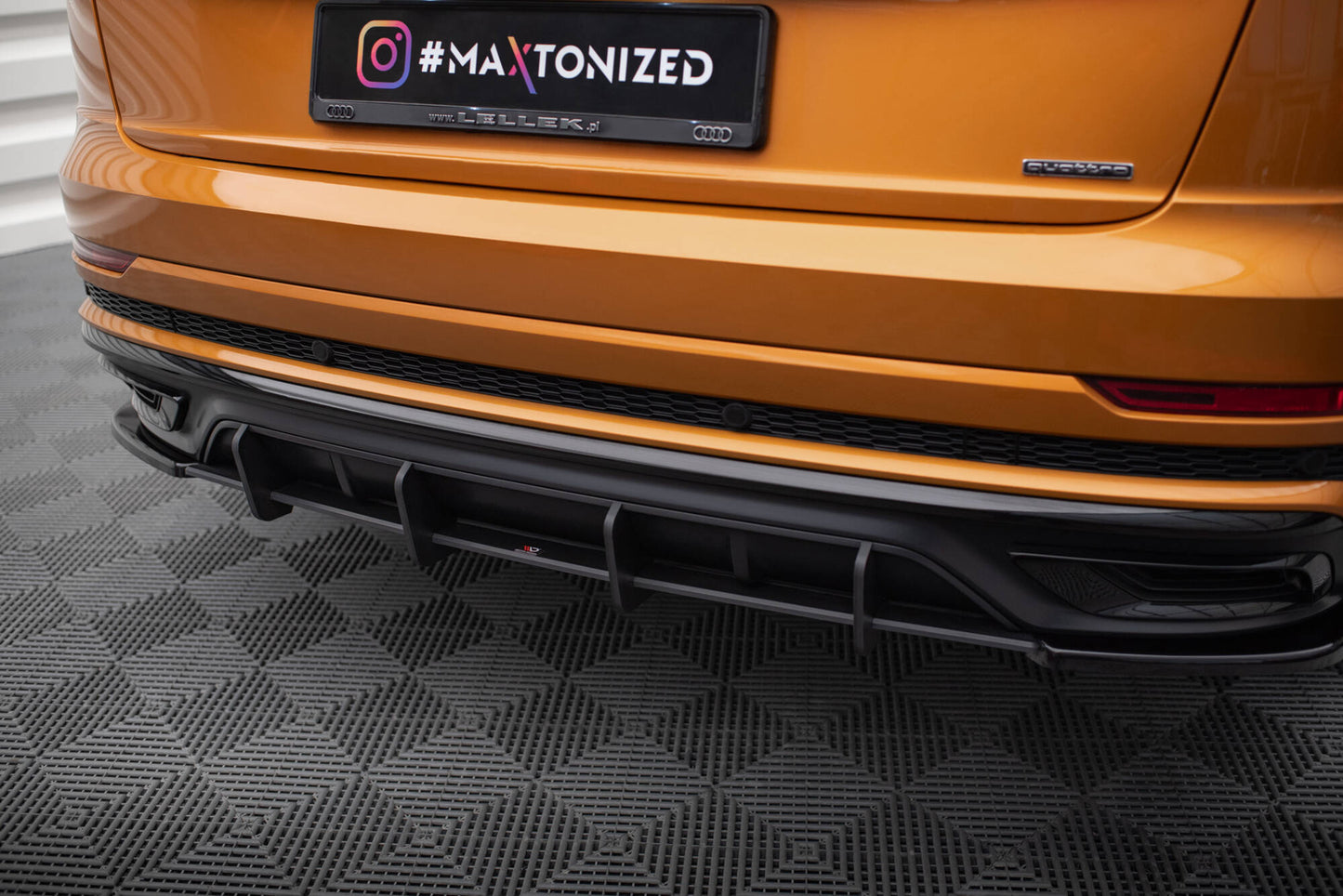 Street pro rear diffuser audi q8 s-line mk1