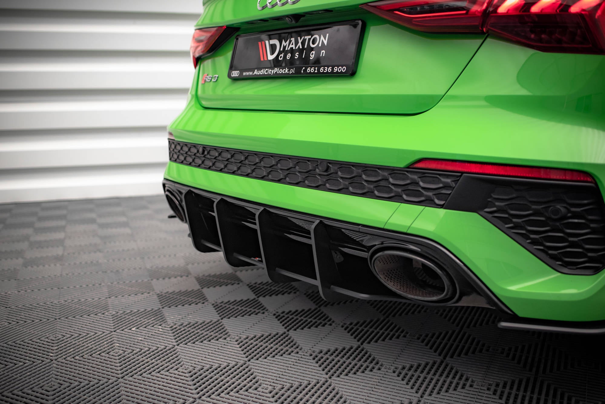 Street pro rear diffuser audi rs3 sedan 8y