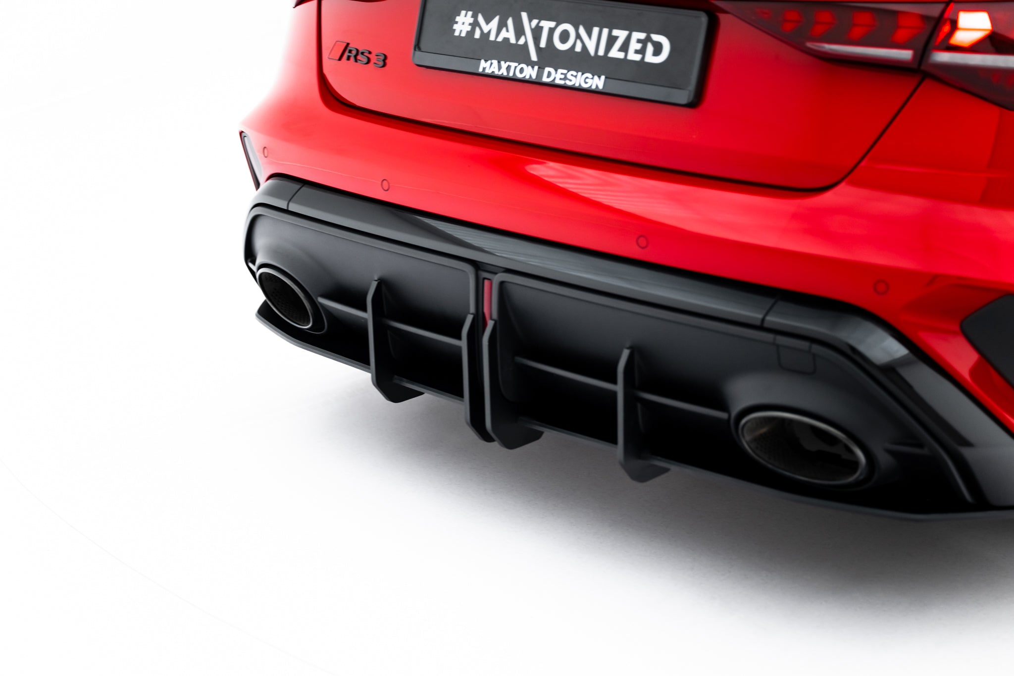 Street pro rear diffuser audi rs3 sedan 8y facelift