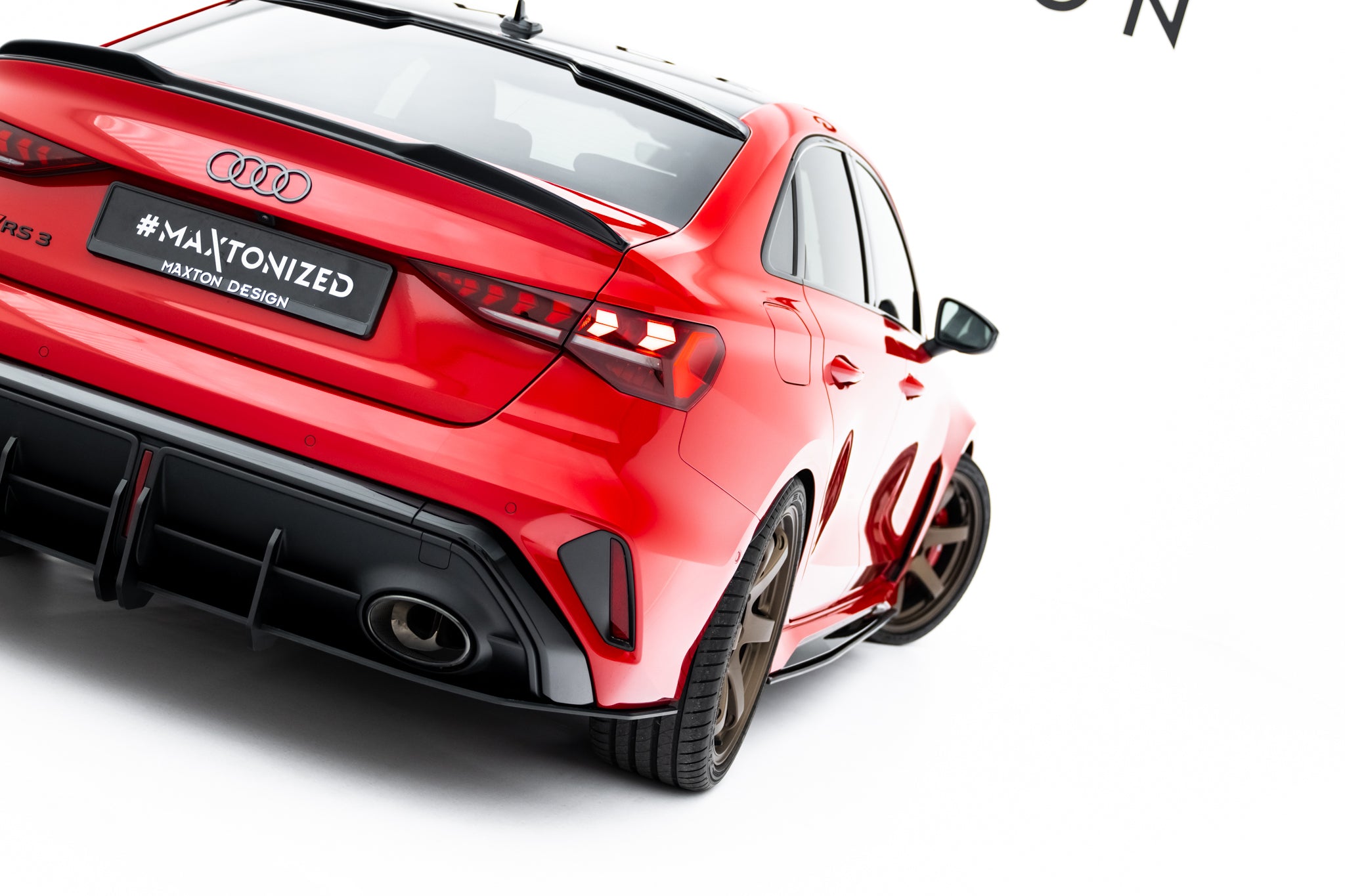 Street pro rear diffuser audi rs3 sedan 8y facelift