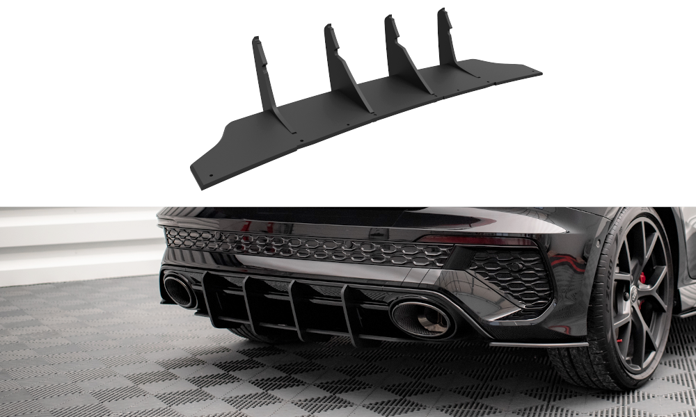 Street pro rear diffuser audi rs3 sportback 8y