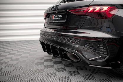 Street pro rear diffuser audi rs3 sportback 8y