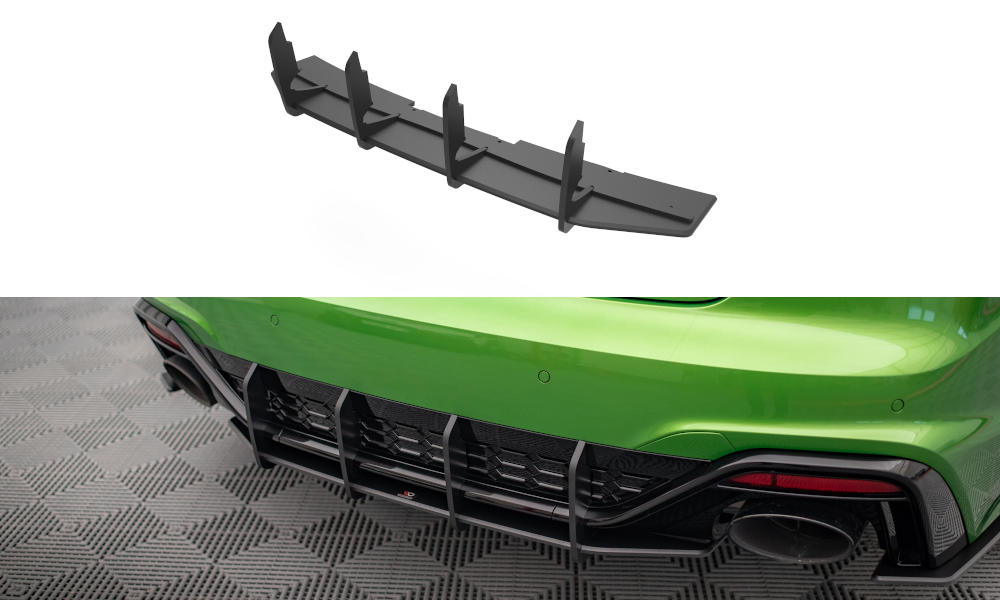Street pro rear diffuser audi rs5 f5 facelift