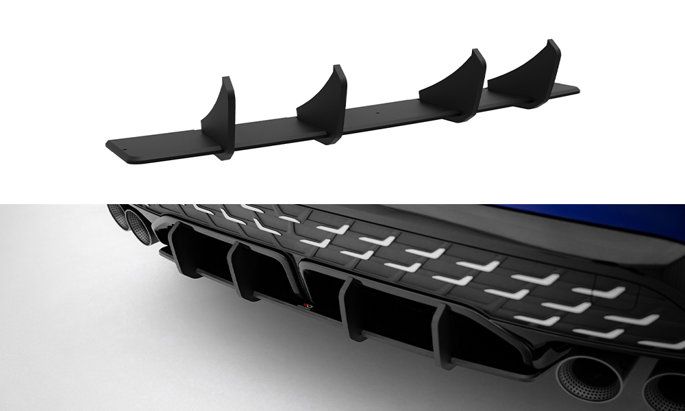 Street pro rear diffuser audi s3 sedan 8y facelift