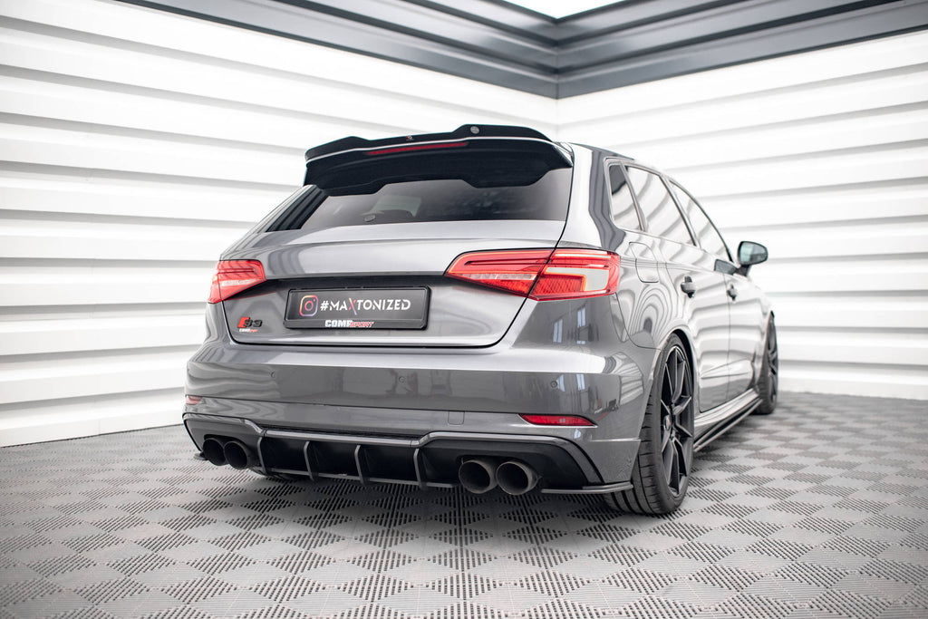Street pro rear diffuser audi s3 sportback 8v facelift