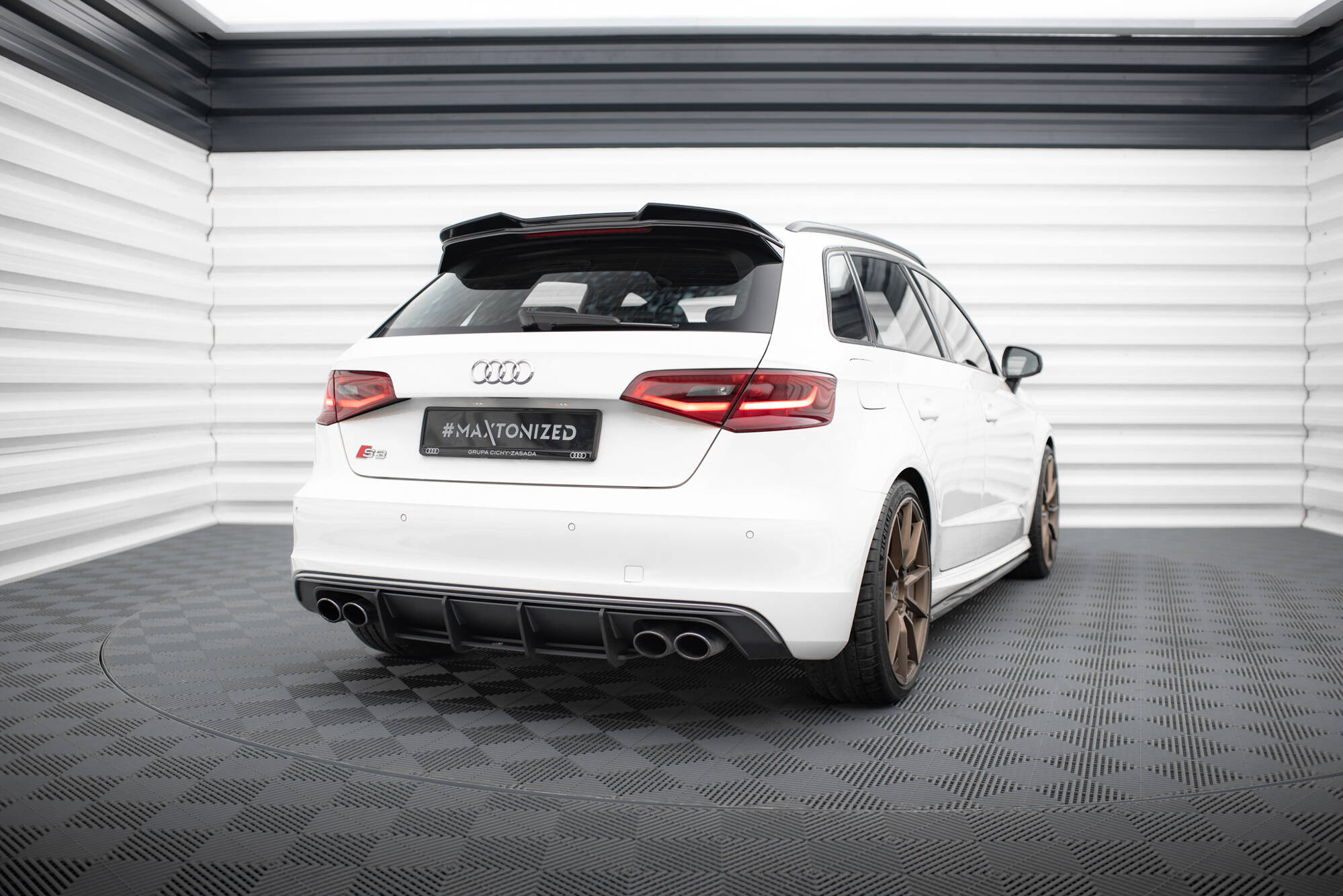 Street Pro bagdiffusor Audi S3 Sportback / Hatchback 8V