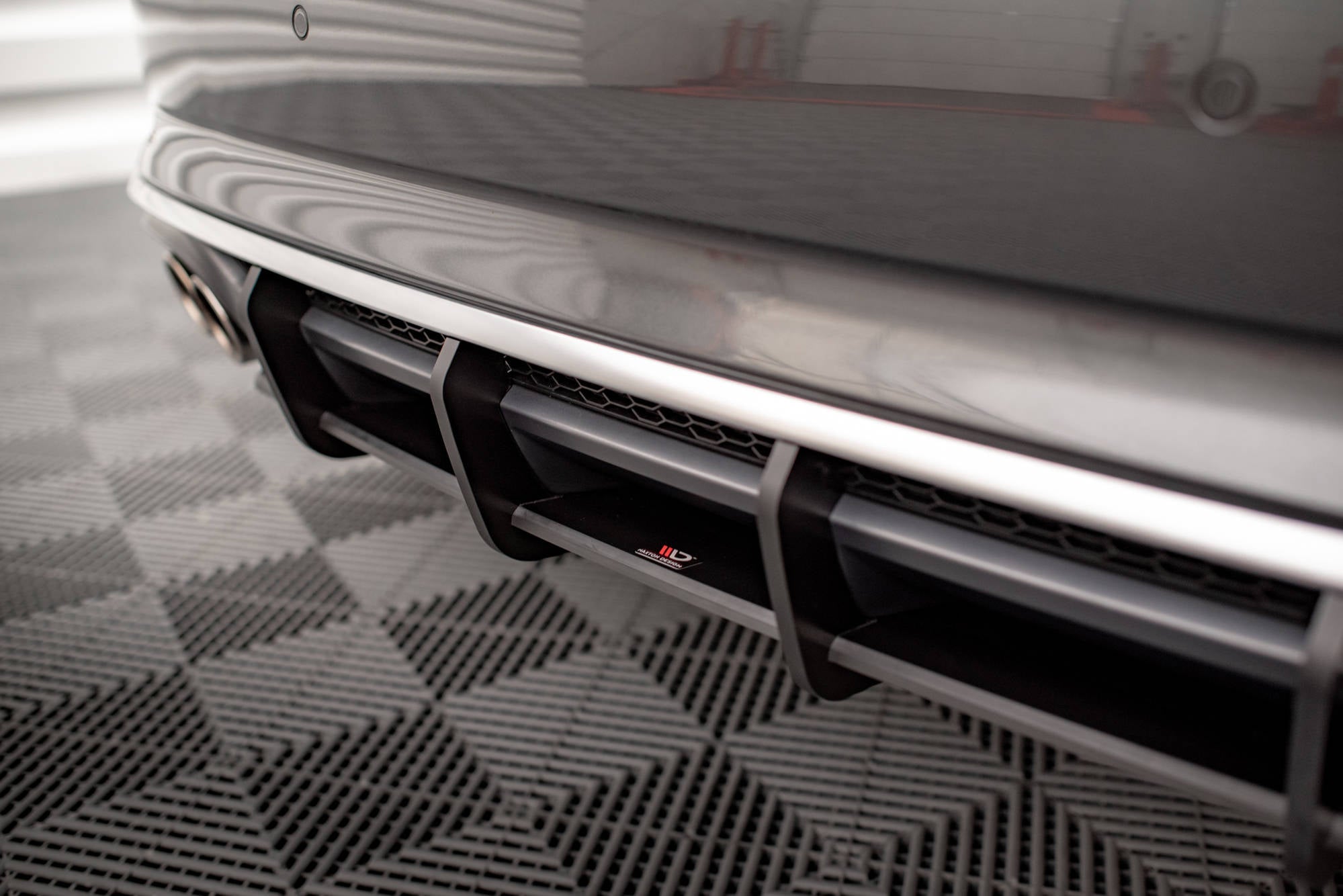 Street pro rear diffuser audi s5 coupe / sportback f5