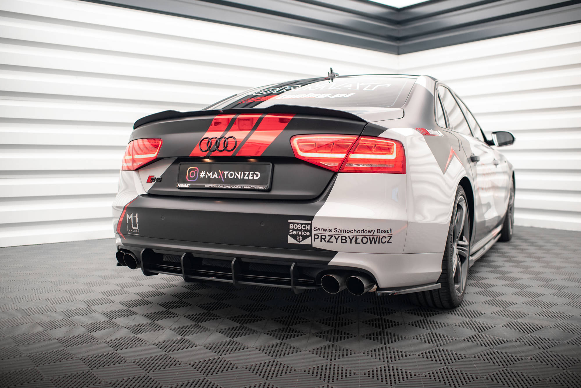 Street Pro bagdiffusor Audi S8 D4
