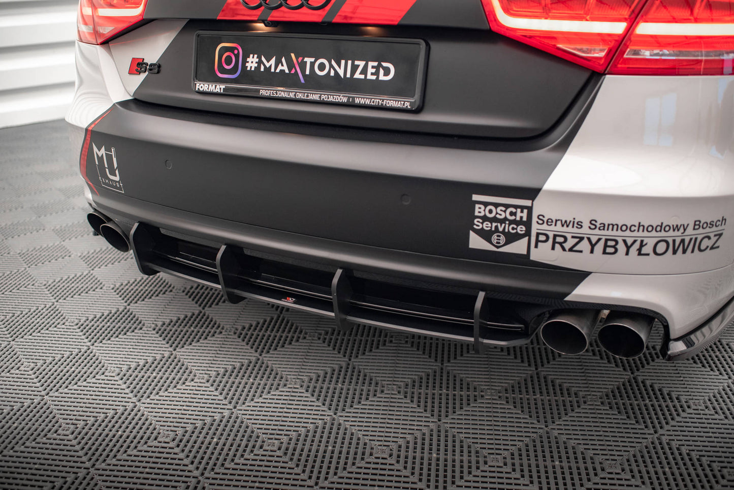 Street pro rear diffuser audi s8 d4