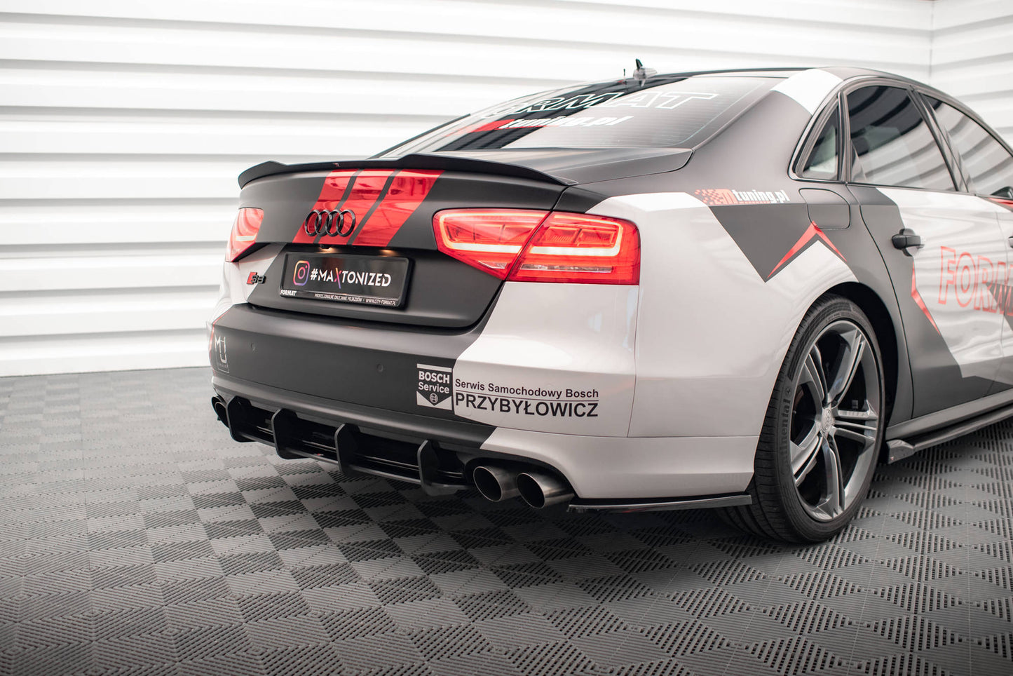 Street pro rear diffuser audi s8 d4