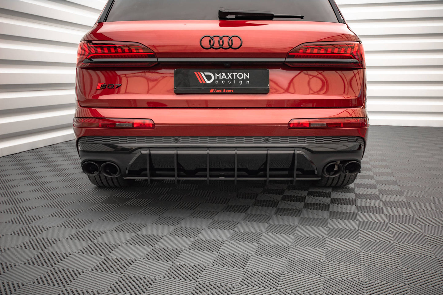 Street pro rear diffuser audi sq7 mk2 (4m) facelift