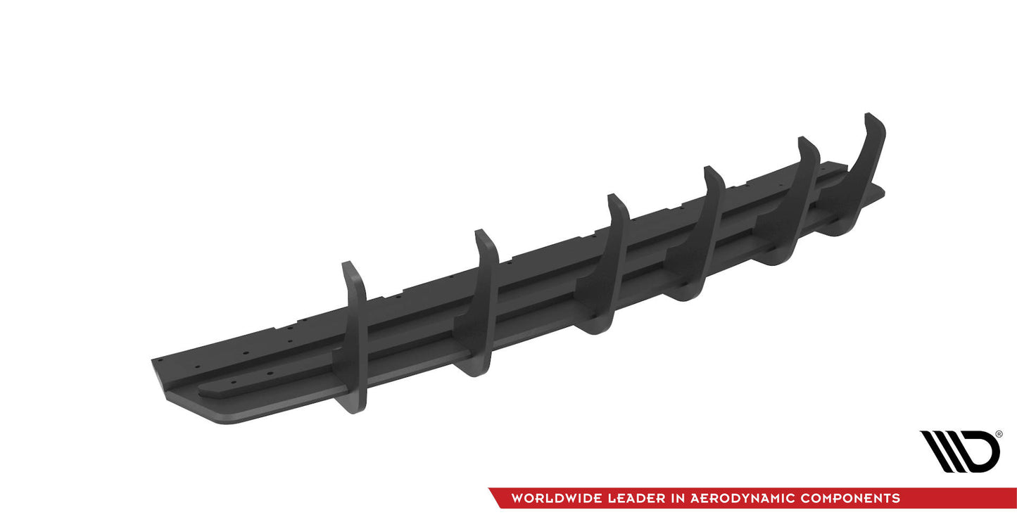 Street pro rear diffuser audi sq7 mk2 (4m) facelift