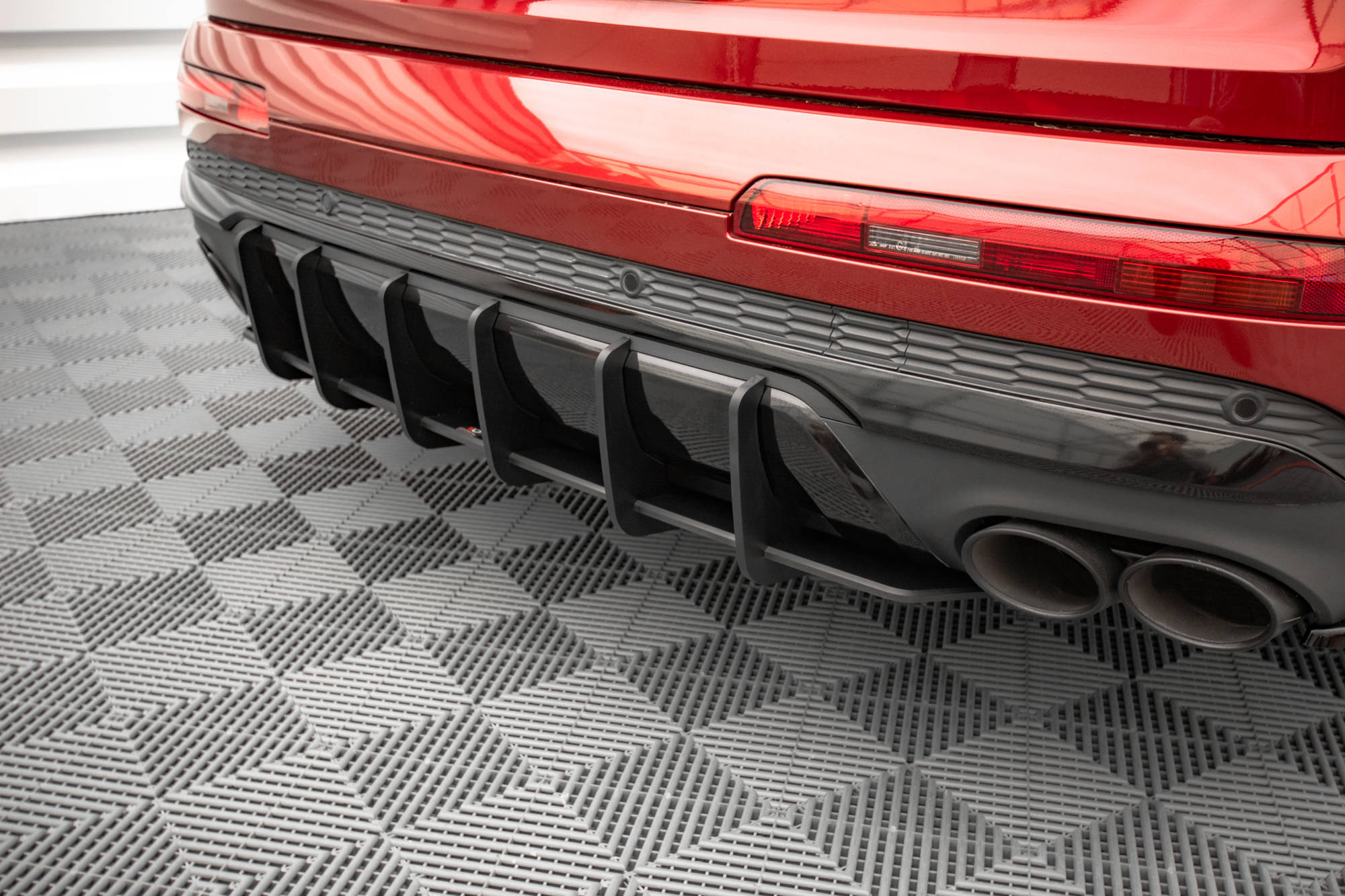 Street pro bakre diffuser audi sq7 mk2 (4m) ansiktsløftning