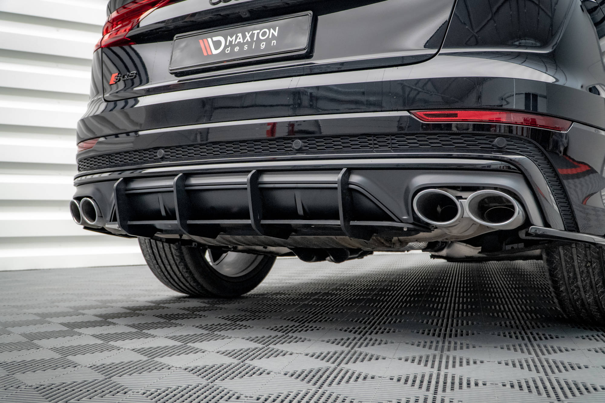 Street pro rear diffuser audi sq8 mk1