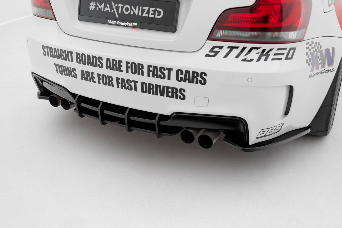 Street pro rear diffuser bmw 1 m coupe e82