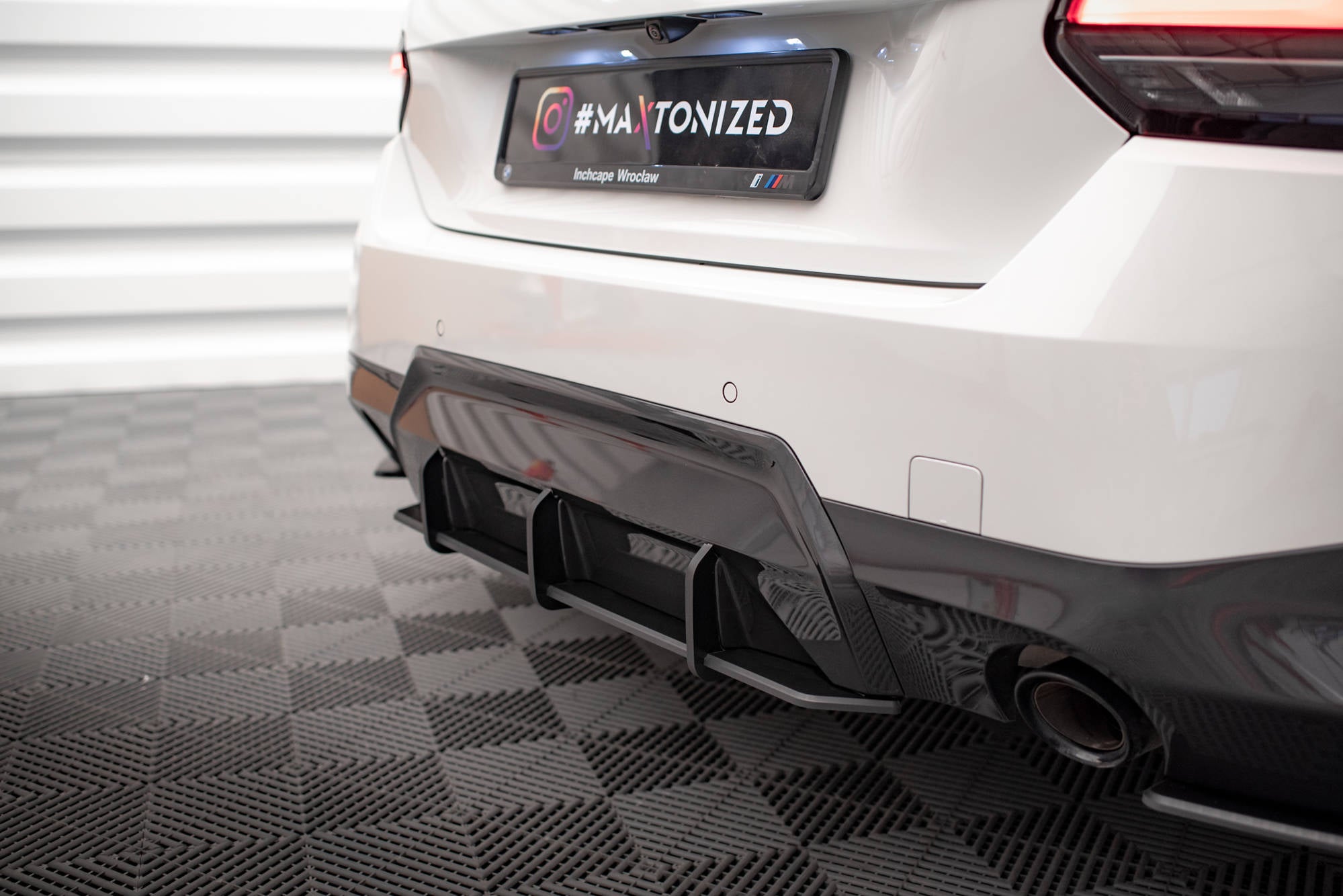 Street pro rear diffuser bmw 2 coupe m-pack g42