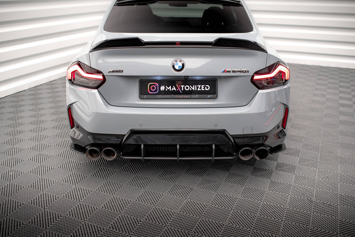 Street pro rear diffuser bmw 2 coupe m240i g42