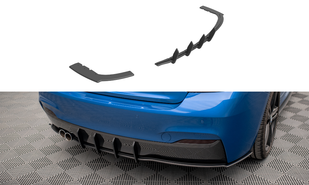 Street pro rear diffuser bmw 2 m-pack f22