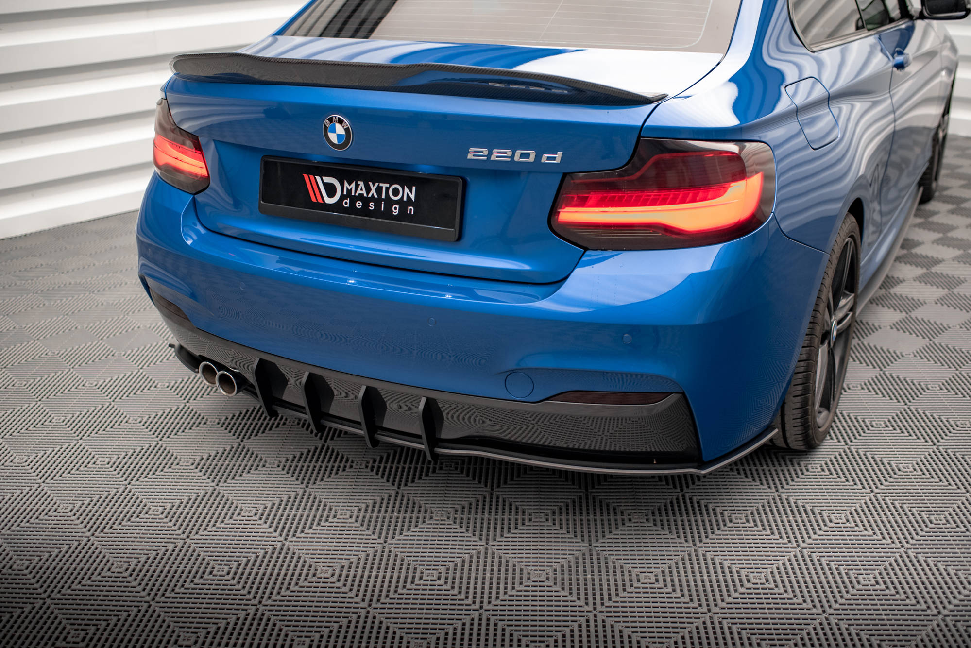 Street pro rear diffuser bmw 2 m-pack f22