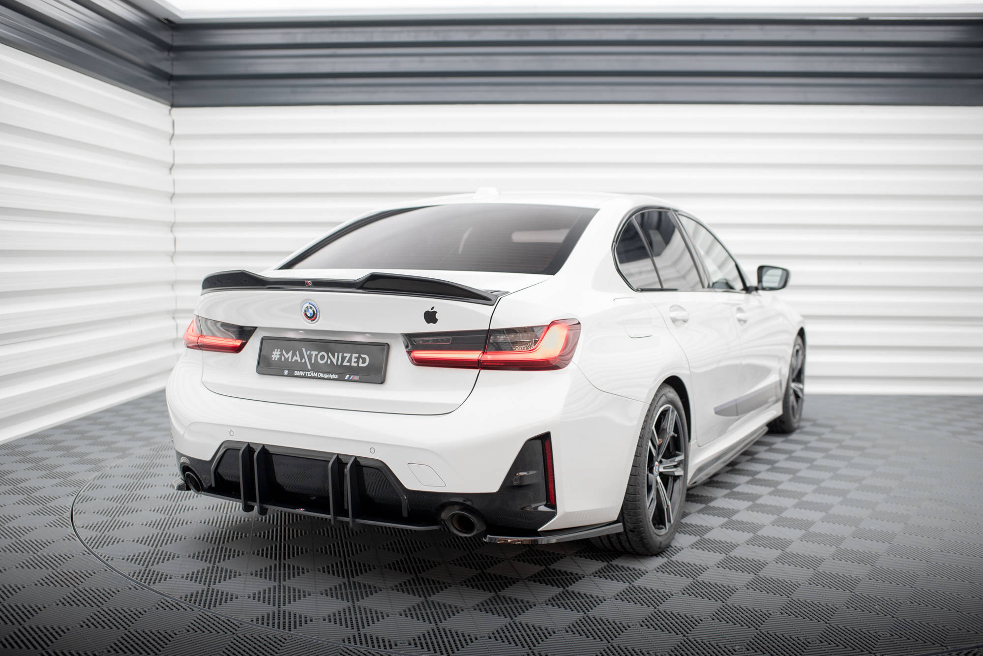 Street pro rear diffuser bmw 3 m-pack g20 / g21 facelift