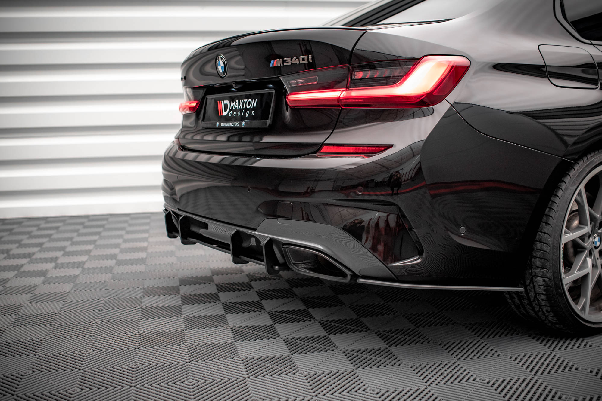 Street pro rear diffuser bmw 3 m340 g20 / g21