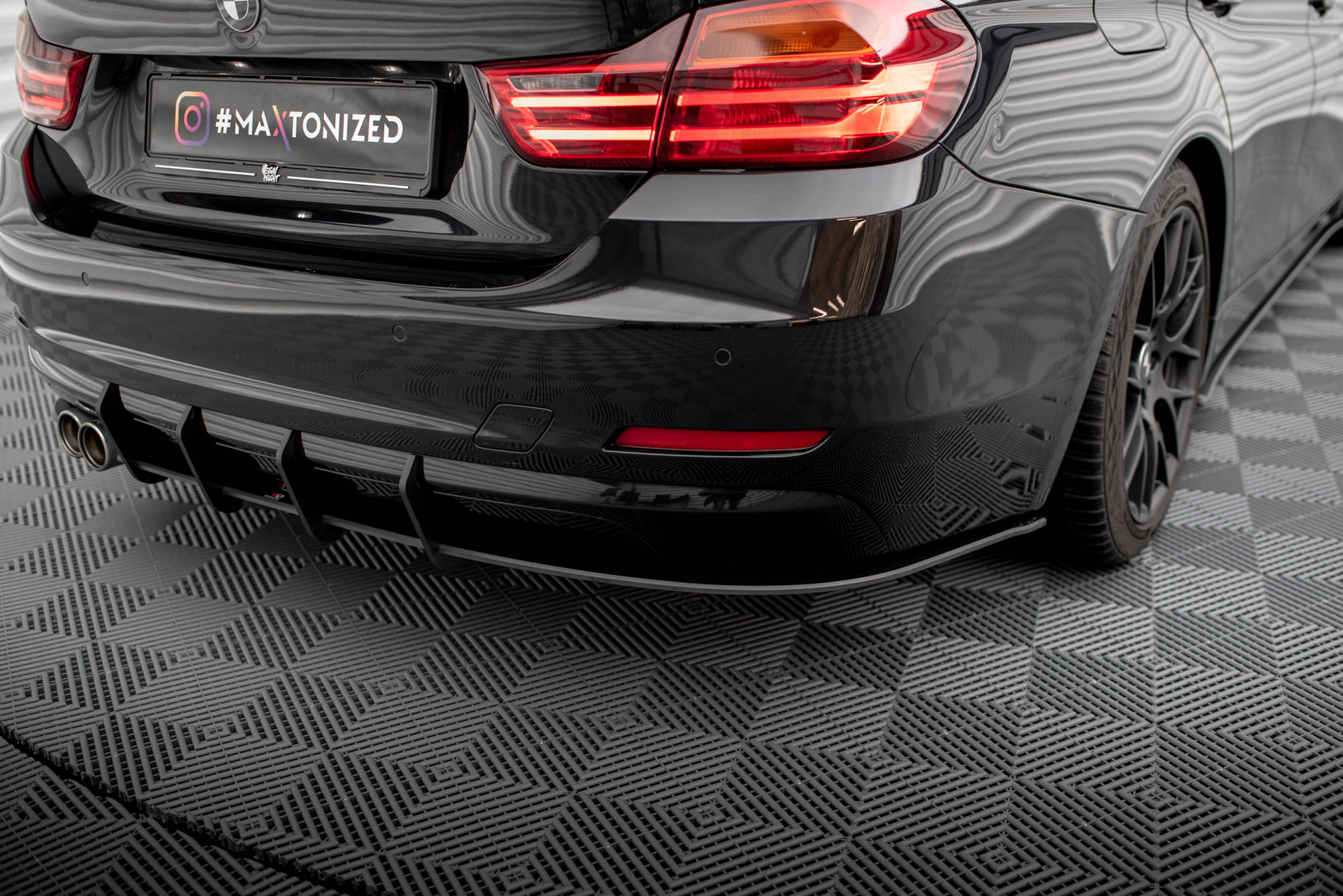 Street pro rear diffuser bmw 4 gran coupe f36