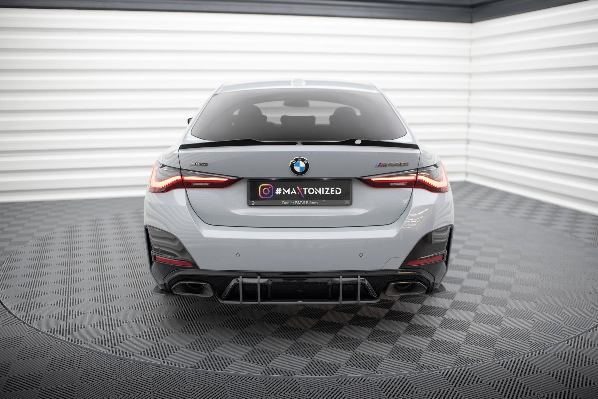 Street pro rear diffuser bmw 4 gran coupe m440i g26