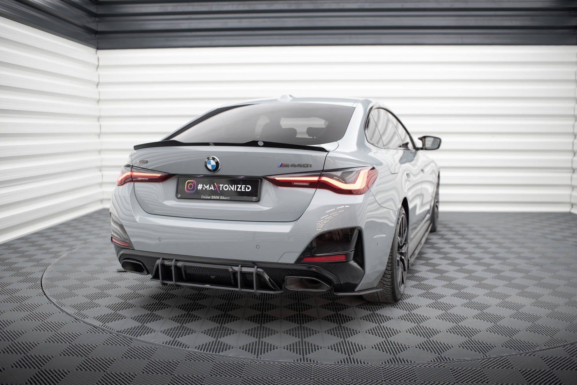 Street pro rear diffuser bmw 4 gran coupe m440i g26