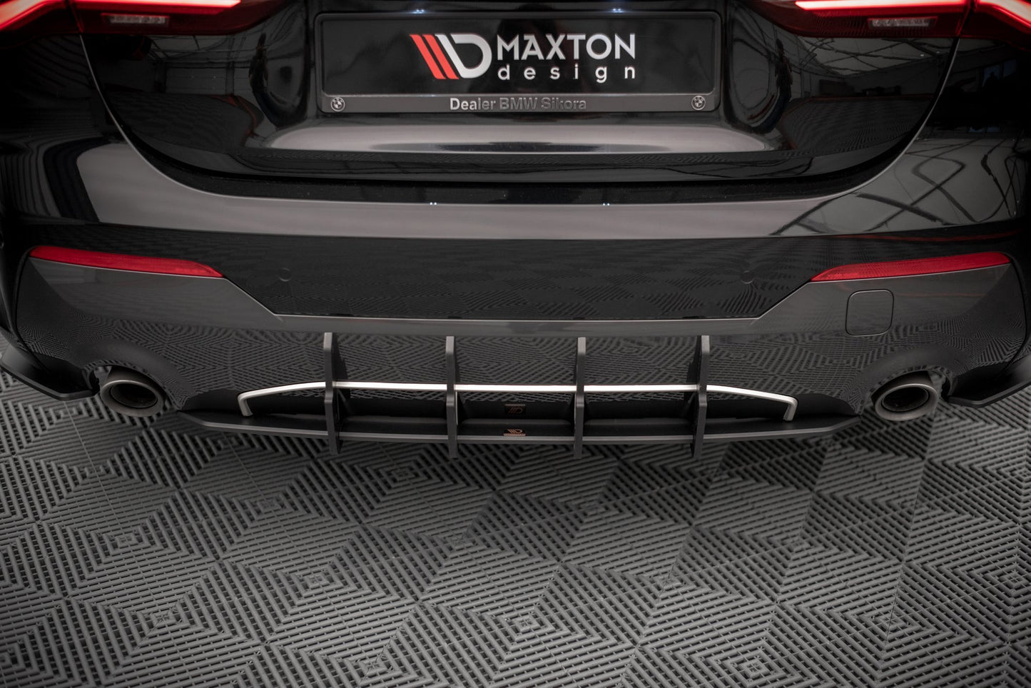 Street pro rear diffuser bmw 4 m-pack g22 / g23 / g22 facelift / g23 facelift