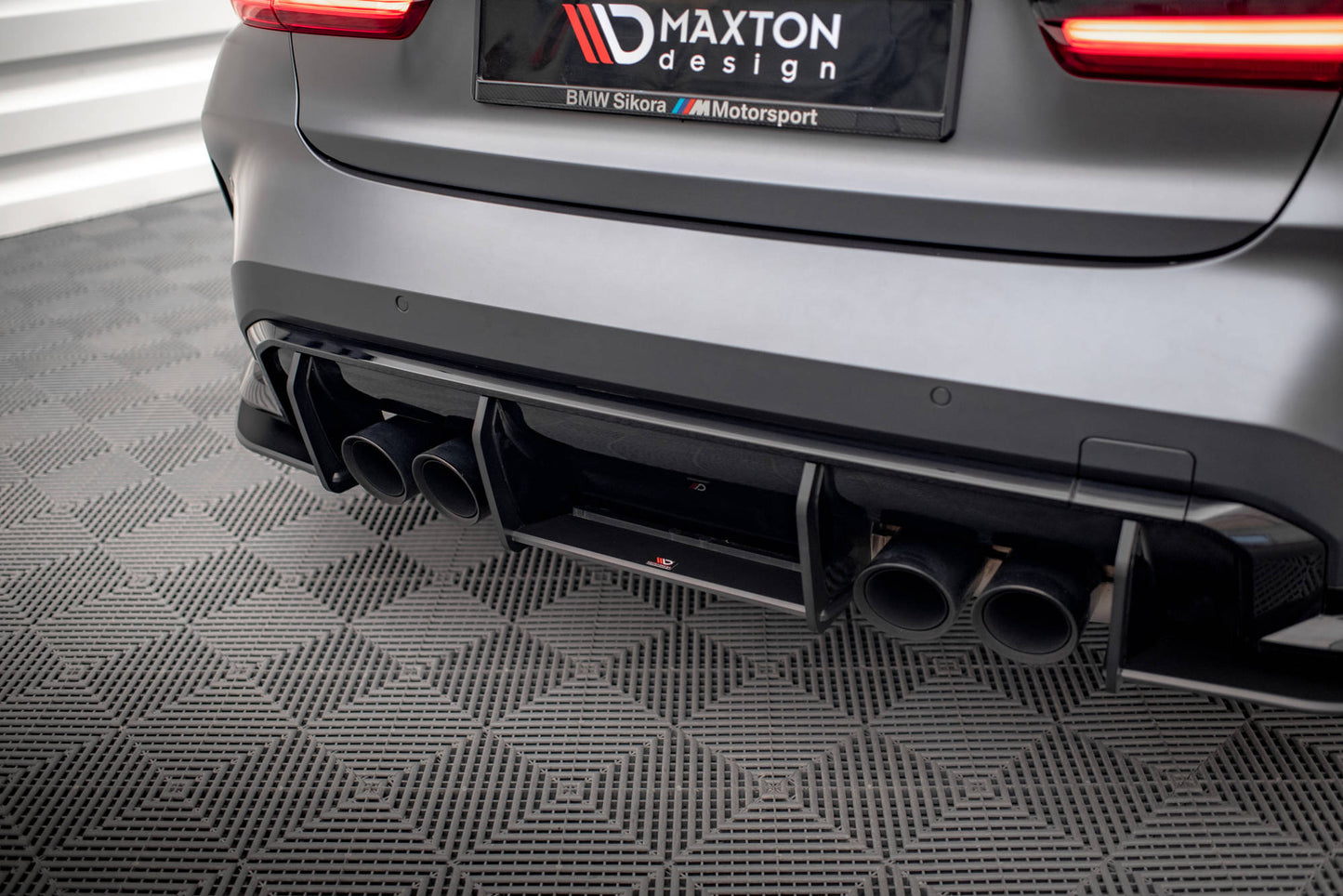 Street pro rear diffuser bmw m3 sedan / touring g80 / g81