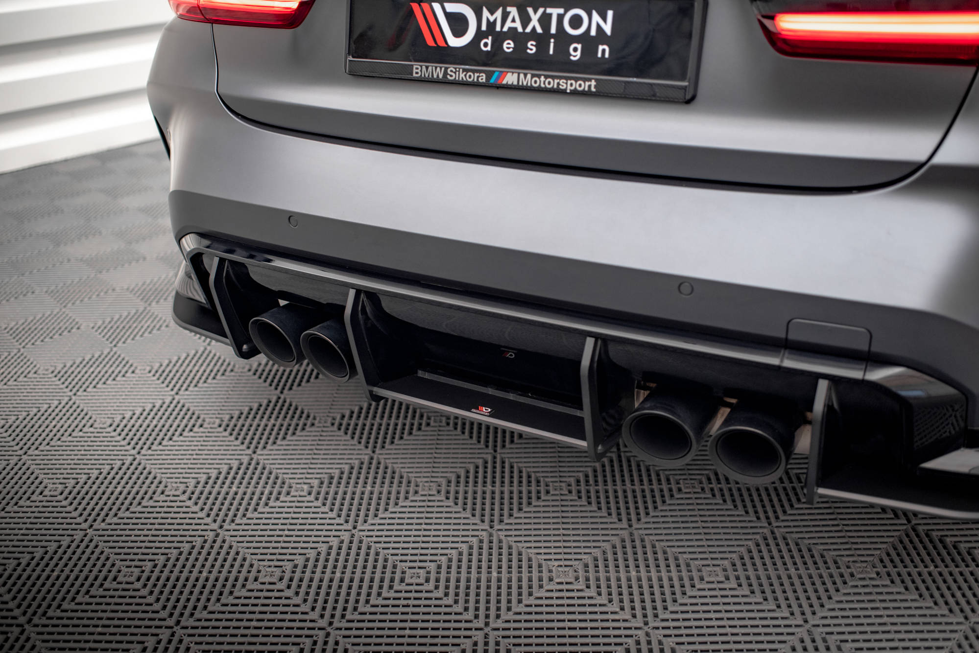 Street pro rear diffuser bmw m3 sedan / touring g80 / g81