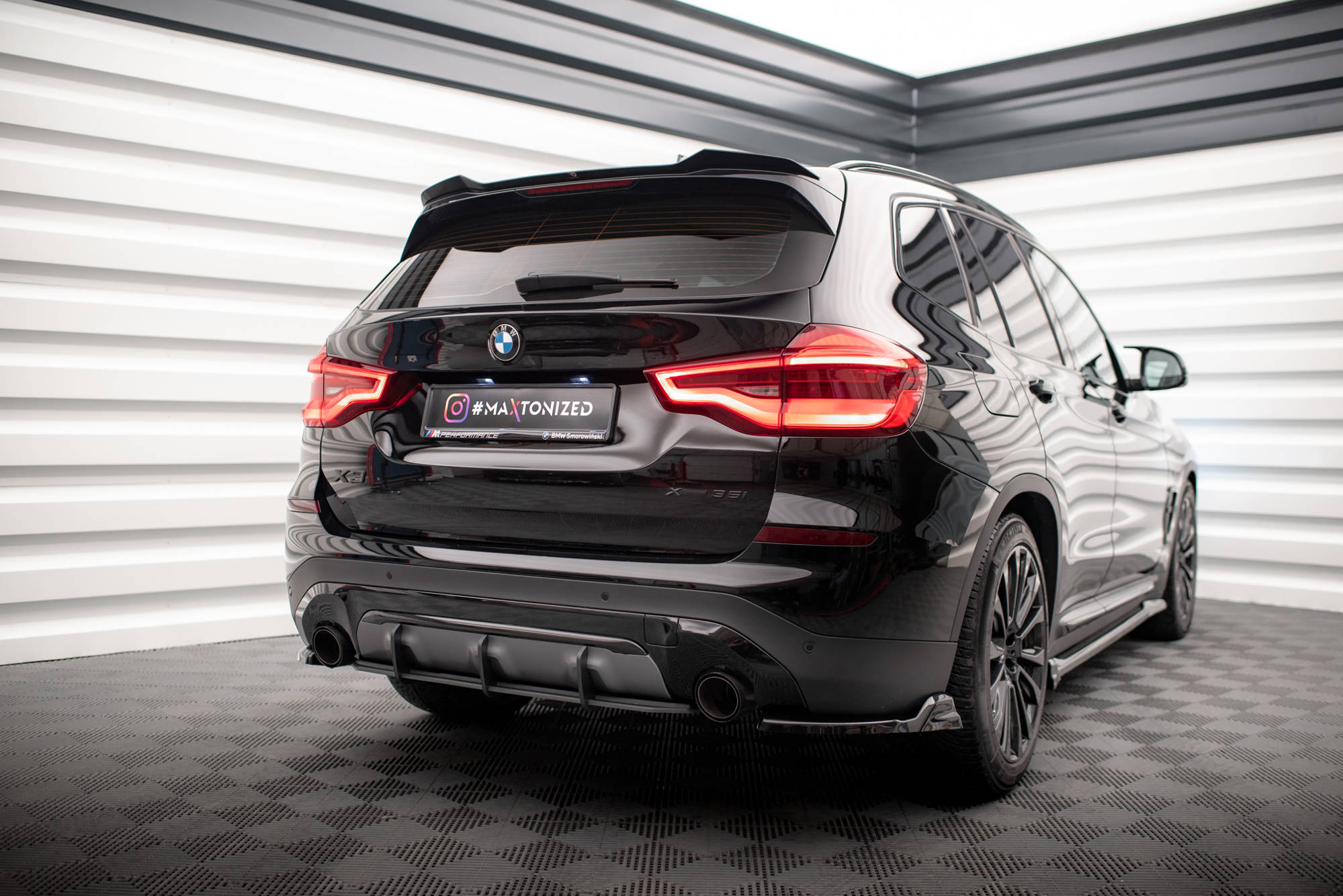 Street pro rear diffuser bmw x3 g01