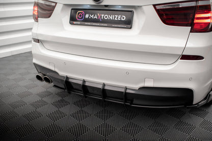 Street pro rear diffuser bmw x3 m-pack f25