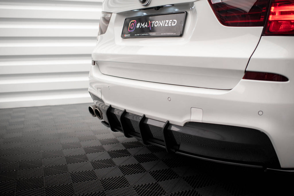 Street pro rear diffuser bmw x3 m-pack f25