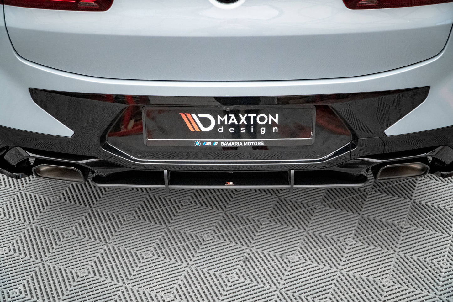 Street pro rear diffuser bmw x4 m-pack g02 facelift