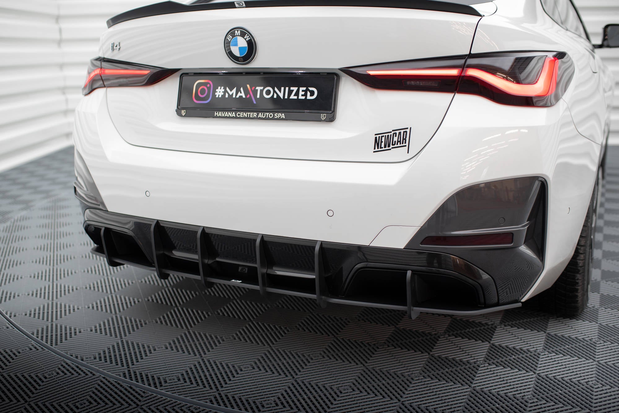 Street pro rear diffuser bmw i4 m-pack g26
