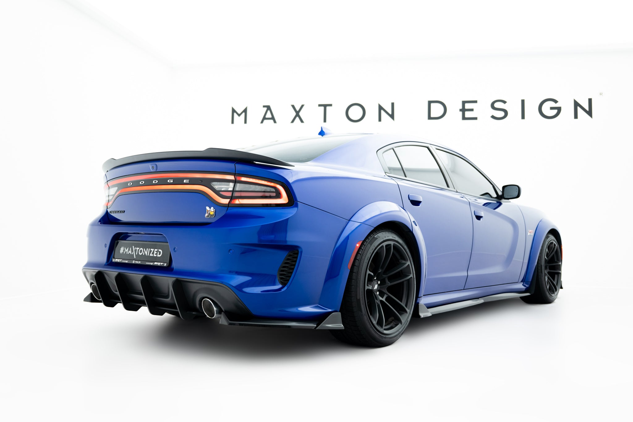 Street pro rear diffuser dodge charger rt scat pack widebody mk3 facelift