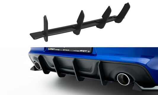 Street pro rear diffuser dodge charger rt scat pack widebody mk3 facelift
