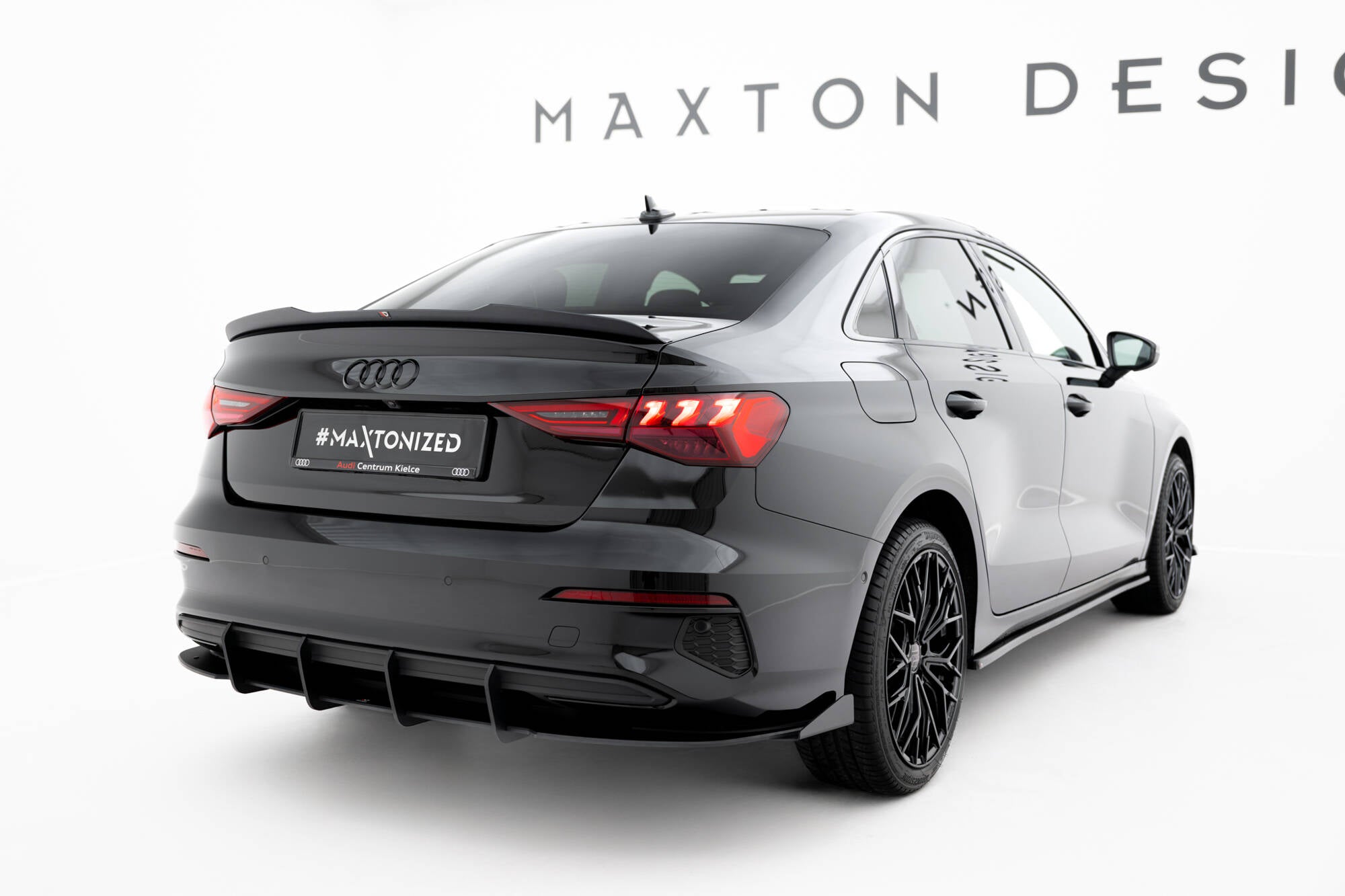 Street pro rear diffuser + flaps audi a3 sedan 8y