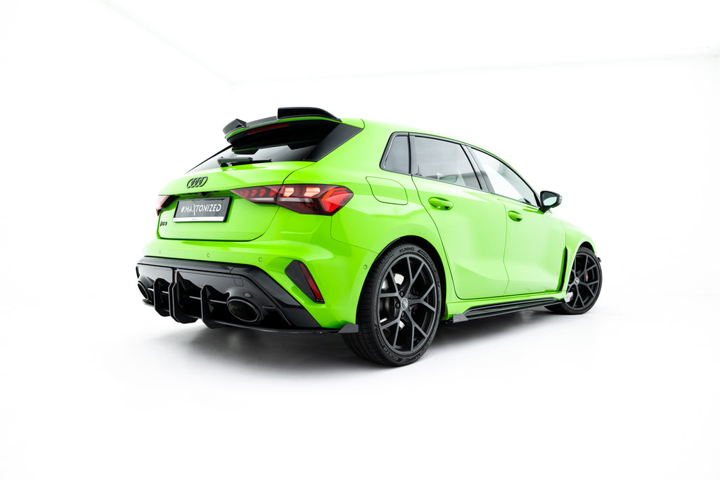 Street Pro bagdiffusor + klapper Audi RS3 Sportback 8y facelift