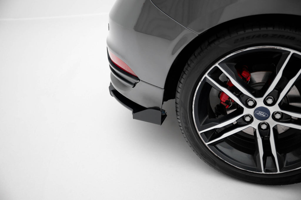 Street pro rear diffuser + flaps ford focus st mk3 facelift