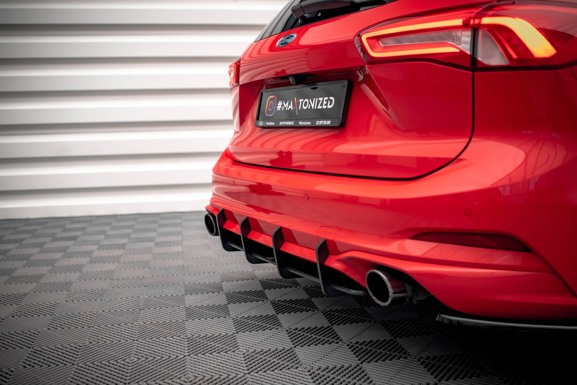 Street pro rear diffuser ford focus estate st mk4
